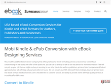 Tablet Screenshot of ebookconversion.com